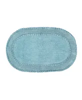 Home Weavers Double Ruffle Bath Rug