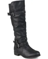 Journee Collection Women's Wide Calf Bite Boot