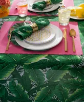 Banana Leaf Outdoor Tablecloth 60" Round