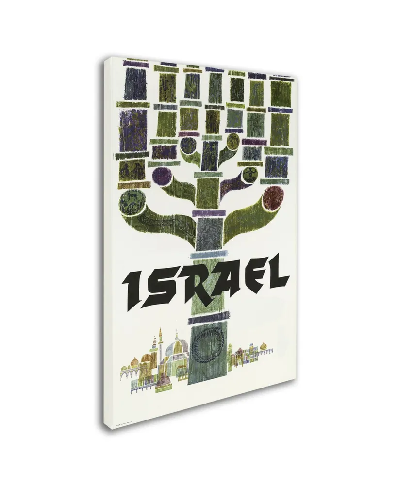 Vintage Apple Collection 'Israel Travel' Canvas Art - 12" x 19"