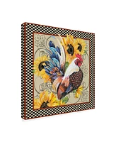 Jean Plout 'Country Rooster' Canvas Art - 24" x 24"