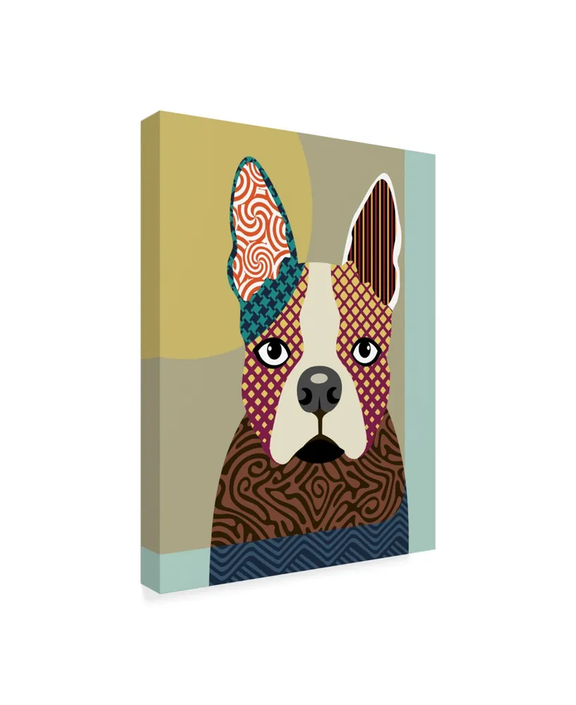 Lanre Adefioye 'Boston Terrier' Canvas Art - 14" x 19"