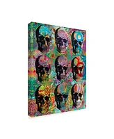 Dean Russo '9 Skulls' Canvas Art - 14" x 19"