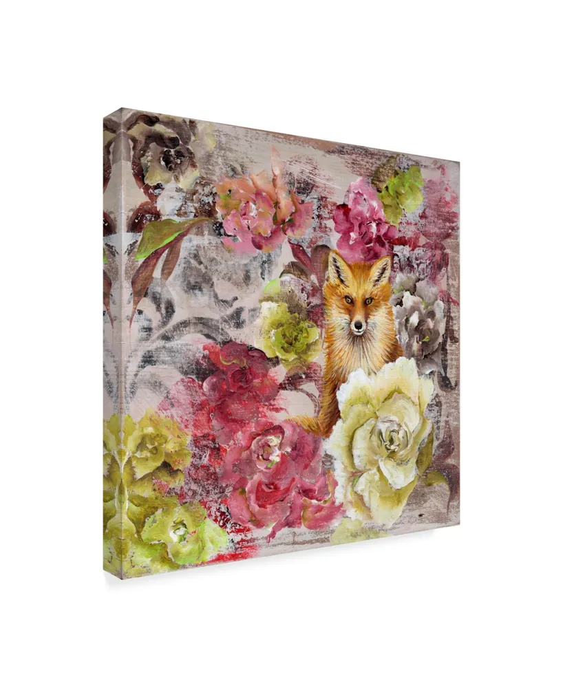 Gigi Begin 'Hiding Fox' Canvas Art - 18" x 18"