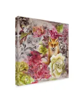 Gigi Begin 'Hiding Fox' Canvas Art - 18" x 18"