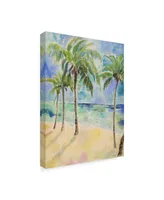 Lorraine Platt 'Palm Trees Coastal' Canvas Art - 18" x 24"