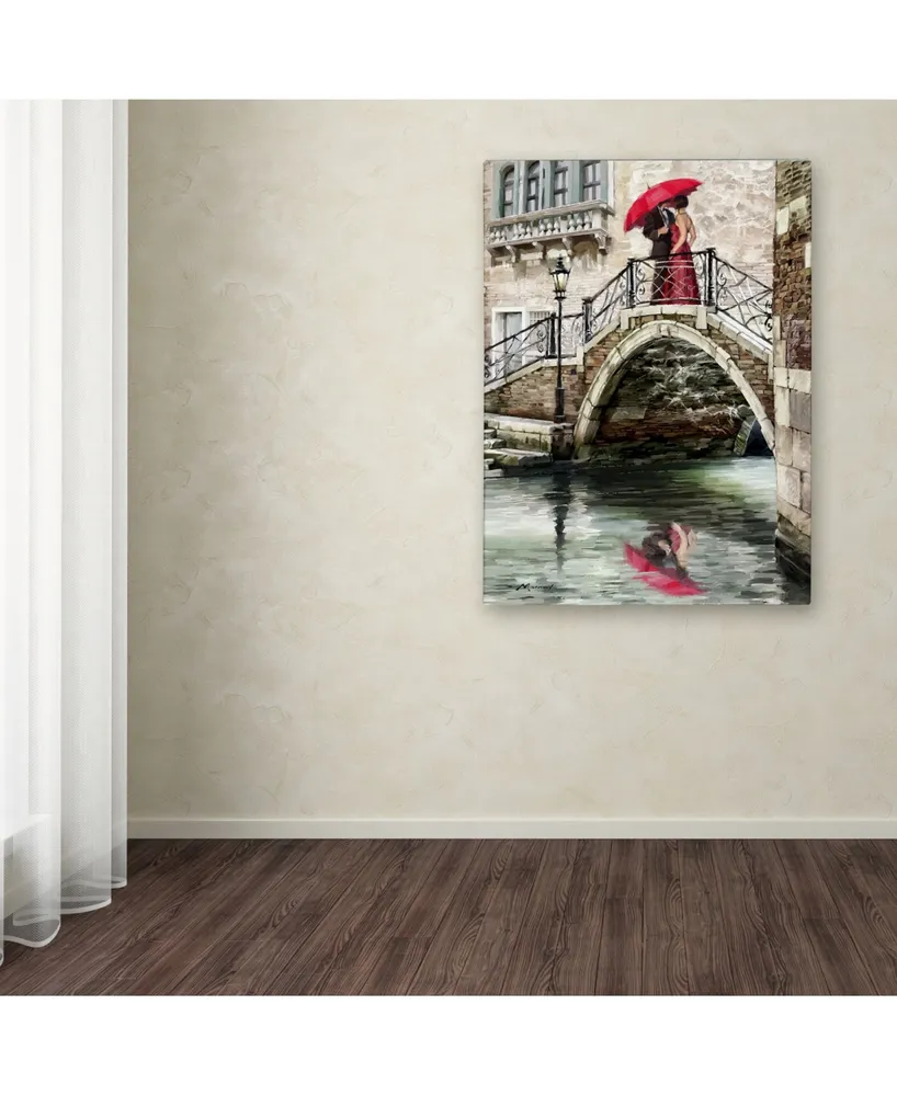 The Macneil Studio 'New Venice Bridge' Canvas Art