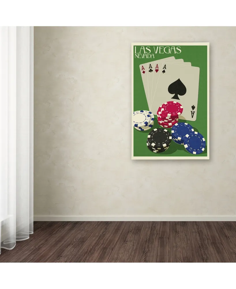 Lantern Press 'Poker' Canvas Art - 16" x 24"