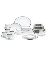 Noritake Austin Platinum 50 Pc. Dinnerware Set, Service for 8