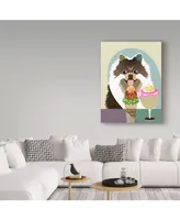 Lanre Adefioye 'Pomeranian' Canvas Art - 14" x 19"