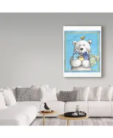 Melinda Hipsher 'Polar Bear Welcome' Canvas Art - 14" x 19"