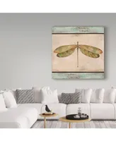 Jean Plout 'Dragonfly Tapestry' Canvas Art - 18" x 18"