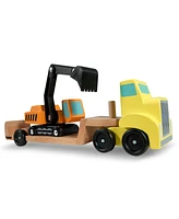 Melissa and Doug Kids Toys, Trailer and Excavator