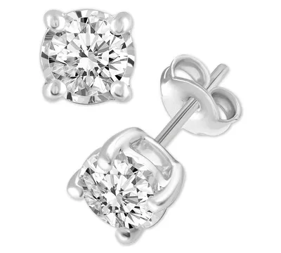 Diamond Stud Earrings (3/4 ct. t.w.) 14k White, Yellow or Rose Gold