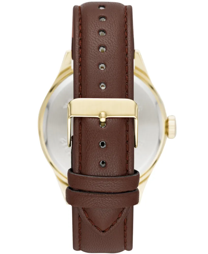 Folio Mens Brown Strap Automatic Watch 46mm