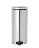 Brabantia Step Trash Can NewIcon Fingerprint Proof, 8 Gallon