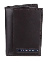 Tommy Hilfiger Men's Genuine Leather Trifold Wallet