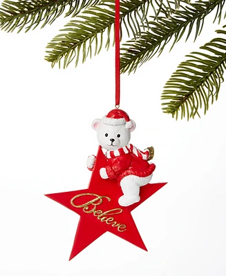 Holiday Lane Macy's Believe Star Ornament, Created for Macy's