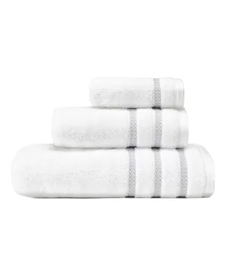 Vera Wang Textured Trellis 3-Pc. Towel Set