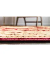 Bayshore Home Belvoir Blv4 Red 8' x 11' 4" Area Rug