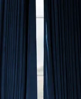 Half Price Drapes Midnight Blue Signature Extra Wide Velvet Blackout Curtain