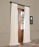 Half Price Drapes Fresh Popcorn Solid Cotton Hotel Blackout Curtain