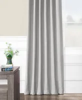 Half Price Drapes Vista Grey Textured Bellino Room Darkening Curtain