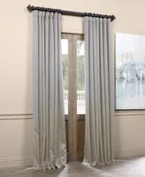 Half Price Drapes Fog Grey Extra Wide Room Darkening Curtain