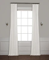 Half Price Drapes Whisper White Solid Cotton Hotel Blackout Curtain