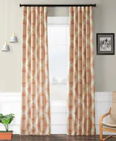 Half Price Drapes Henna Emblem Room Darkening Curtain