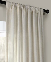 Half Price Drapes Barley Heavy Faux Linen Curtain