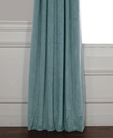 Half Price Drapes Skylark Blue Signature Velvet Blackout Curtain