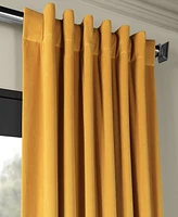 Half Price Drapes Fool's Gold Signature Velvet Blackout Curtain