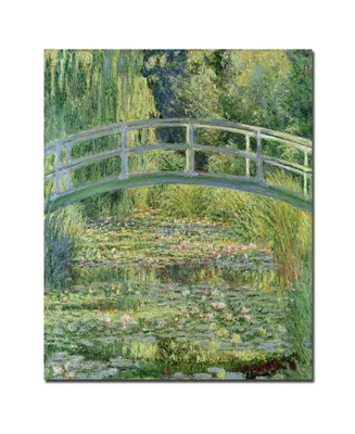 Claude Monet 'The Waterlily Pond Pink Harmony 1899' Canvas Art - 47" x 35"