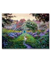 David Lloyd Glover 'Monet's Giverny' Canvas Art - 32" x 24"