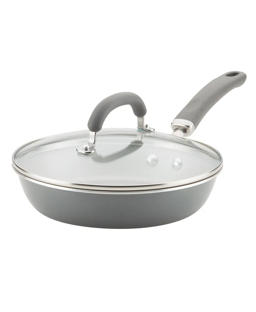 Rachael Ray Create Delicious Aluminum Nonstick Covered 9.5" Deep Skillet