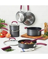 Rachael Ray Create Delicious Hard-Anodized Aluminum 11-Pc. Nonstick Cookware Set