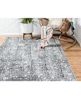 Bayshore Home Politan Pol2 Gray 5' x 8' Area Rug