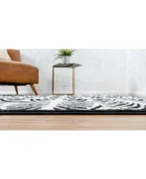 Bayshore Home Politan Pol6 Black 5' x 8' Area Rug