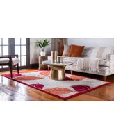 Bayshore Home Outdoor Pashio Pas2 5' x 8' Area Rug