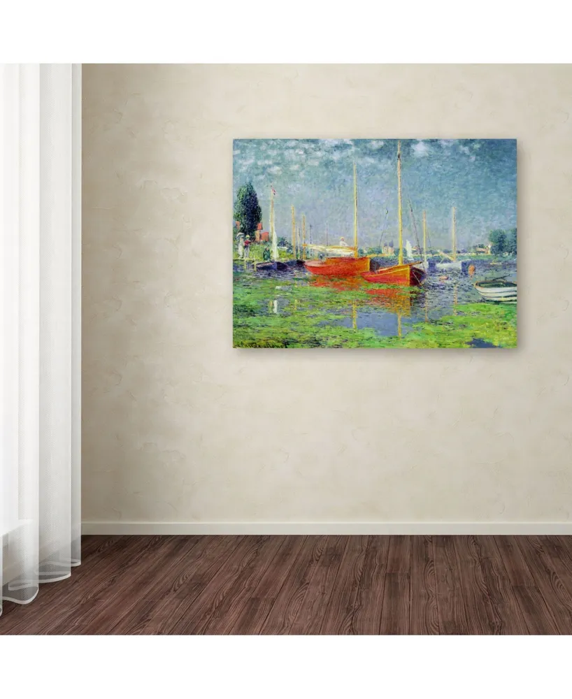 Claude Monet 'Argenteuil' Canvas Art - 32" x 26"