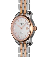 Tissot Women's Swiss Automatic Le Locle Diamond-Accent Two-Tone Stainless Steel Bracelet Watch 29mm