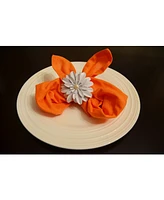 Vibhsa White Pearl Flower Napkin Ring