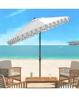 Elegant Valance 9' Auto Tilt Umbrella