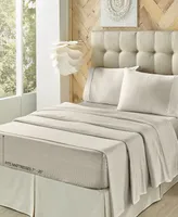 Five Queens Court Royal Fit Thread Count Cotton-blend Sheet Set