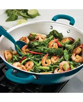 Rachael Ray Create Delicious Aluminum Nonstick 14.25" Wok