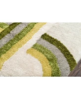Novogratz Retro Ret-3 Green 5' x 7'6" Area Rug