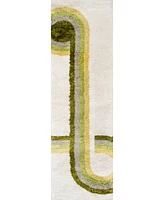 Novogratz Retro Ret-3 Green 5' x 7'6" Area Rug