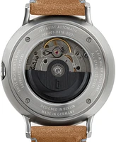 Lilienthal Berlin Zeitgeist Automatik Light Brown Leather Watch 42mm