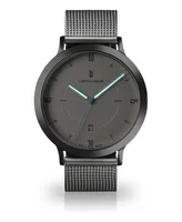 Lilienthal Berlin Zeitgeist Automatik Silver Steel Mesh Watch 42mm